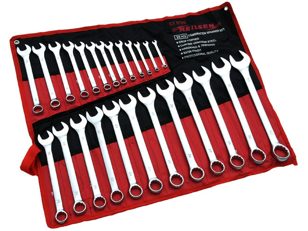 Combination Spanner Set - Satin Finish