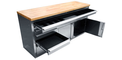 Stainless Steel Mobile Workbench