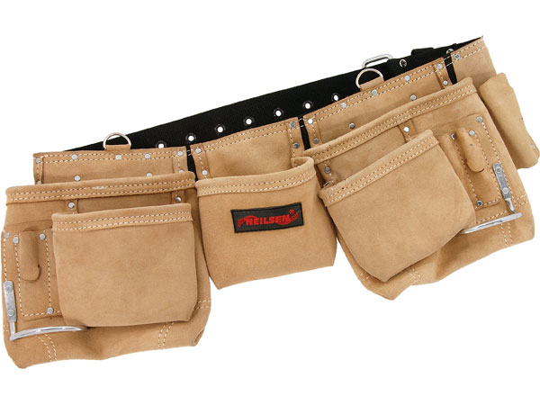 12 Pocket Leather Tool Belt 