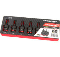 Swivel Head Star Impact Bit Set